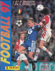 Football 97. I et II Division. Panini '97 Belgium. Sammelalbum.