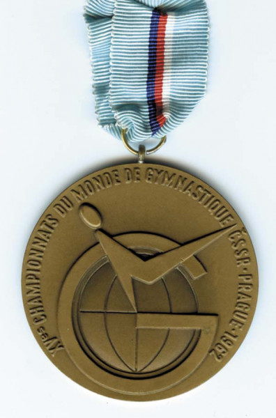 Gymnastics World Championships 1962. Winners medal