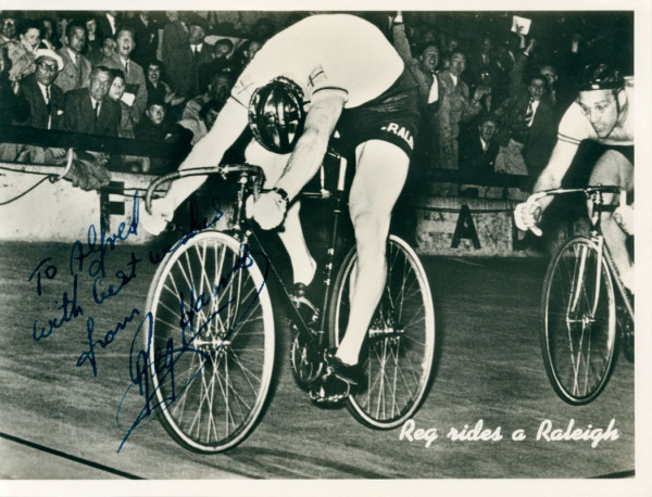 Harris, Reginald: (1920-1992) Originalsignatur Reg Harris
