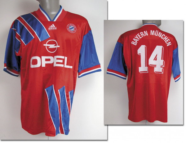 Christian Ziege, Bundesliga Saison 1993/94, München, Bayern - Trikot 1993/94