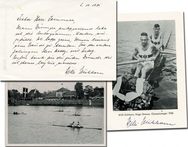 Eichhorn, Willi: S/W-Autogrammkarte "Willi Eichhorn, Hugo Strauss,