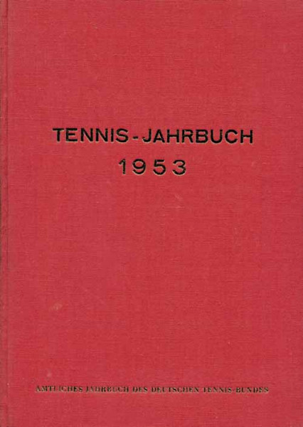 Tennis-Jahrbuch 1953.