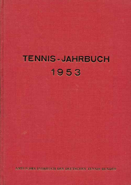 Tennis-Jahrbuch 1953.