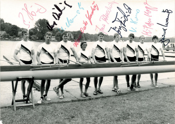 DDR Rudern OSS1980: Olympic Games 1980 Autograph rowing GDR