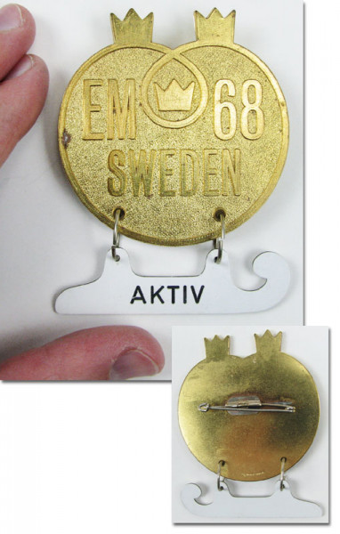 Eiskunstlauf EM in Schweden 1968, Teilnehmerabzeichen 1968