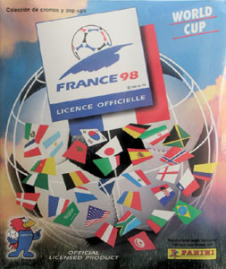 World Cup 1998. Panini album French edition