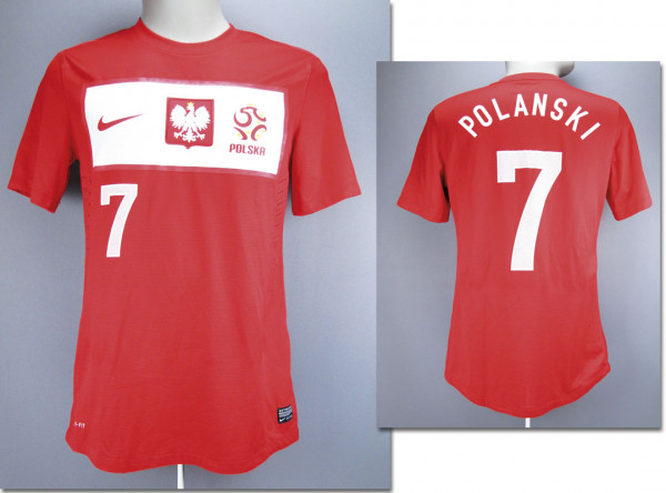 match worn football shirt Poland 2012-2014