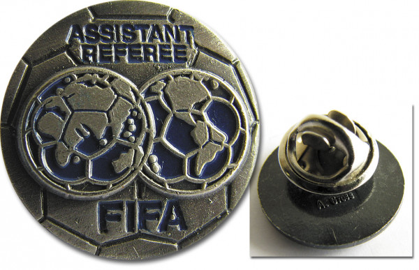 Official FIFA Pin Assistant Referee Badge 1982