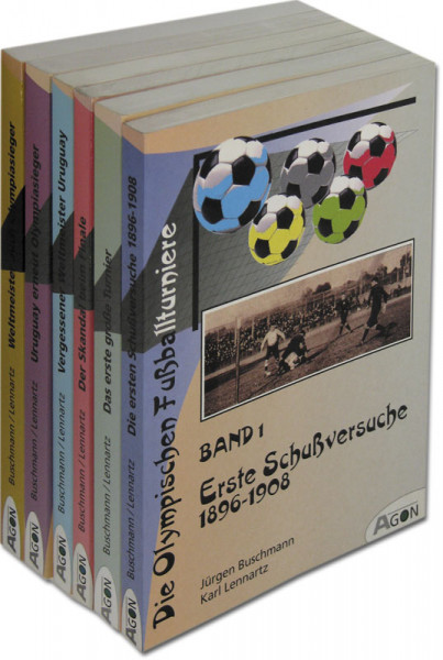 Die Olympischen Fußballturniere 1912-1940 - 6 Bände