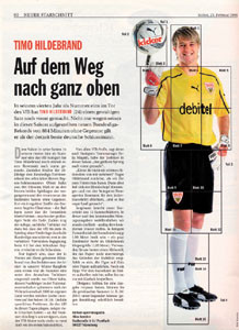Timo Hildebrand. Lifesize poster from Kicker