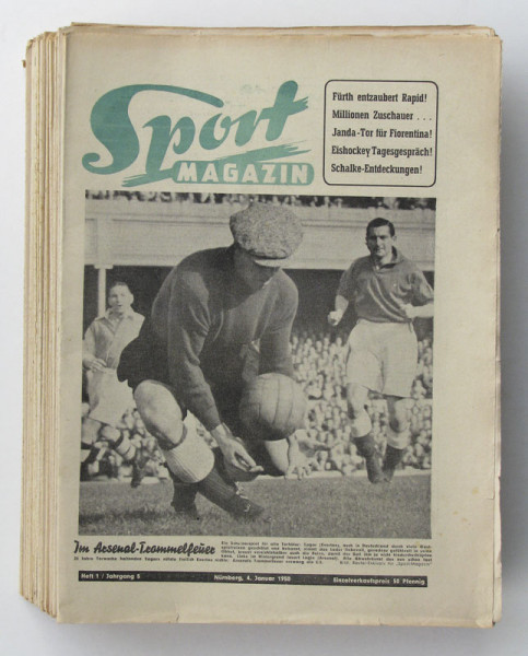 Sport Magazin 1950 : 5.Jg.: Nr.1-52, unkomplett