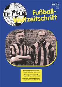 Fußball Weltzeitschrift Nr. 33 - Belgie 1900-1920.