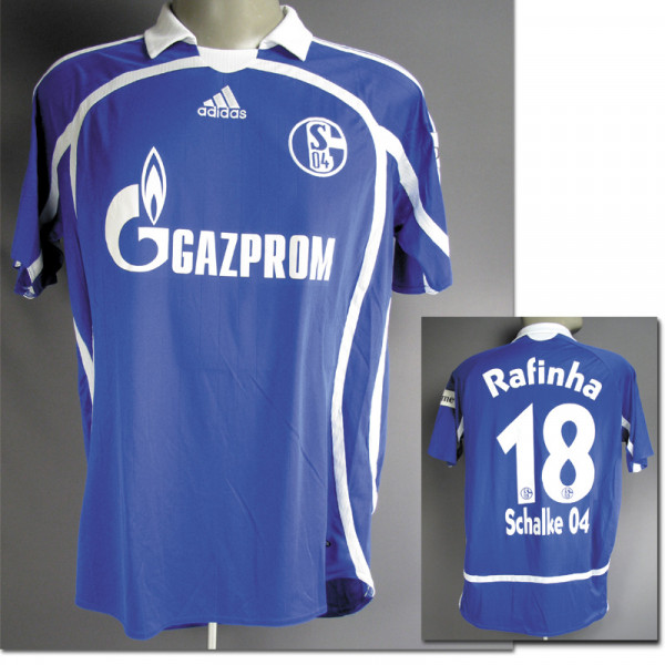 match worn football shirt Schalke 04 2007/08