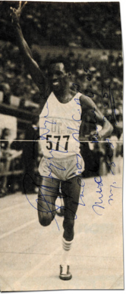 Nyambui, Suleiman: Olympic Games 1980 Autograph Athletics Tansania