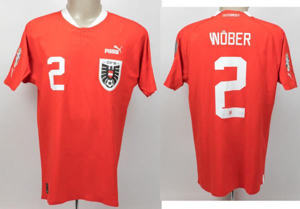 Maximilian Wöber, am 13.10.2023 gegen Belgien, Österreich - Trikot 2023 EM Qualifikation