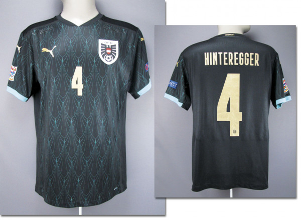 Martin Hinteregger, 14.10.2020 gegen Rumämien, Österreich - Trikot 2020 Nations League