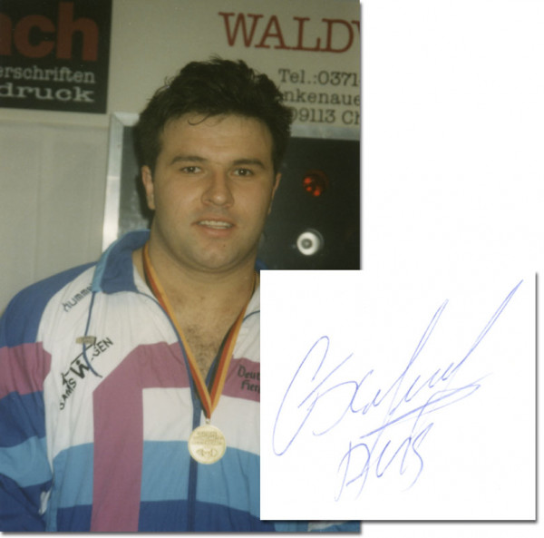 Botew, Stefan: Autograph Olympic Games 1992 Weightlifting Bulgar