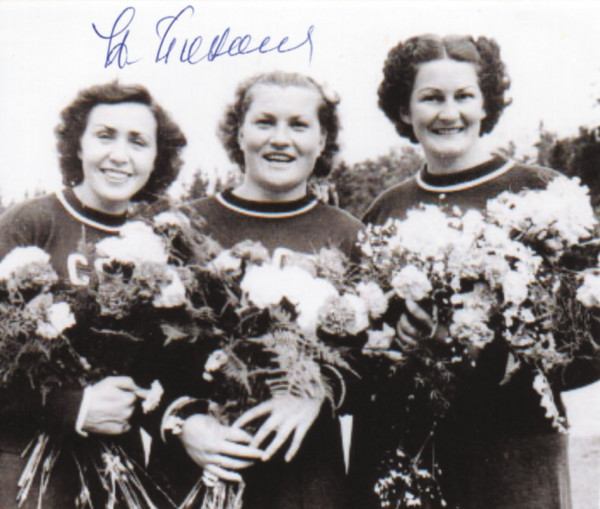Ponomarjowa-Romaschkowa, Nina: Olympic Games 1952 Autograph Atletics USSR