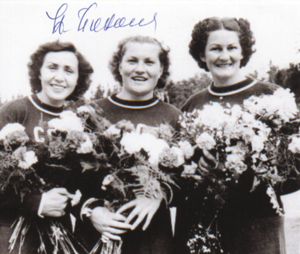 Ponomarjowa-Romaschkowa, Nina: Olympic Games 1952 Autograph Atletics USSR
