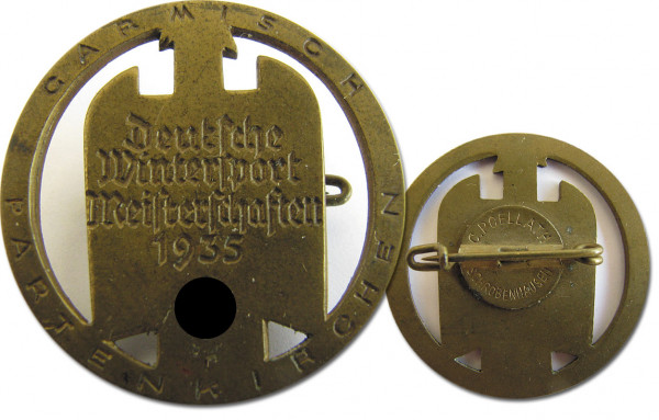 Pin German Wintersport Championships 1935