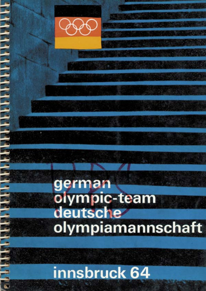 Olympic Games 1964 Innsbruck. German Teambook
