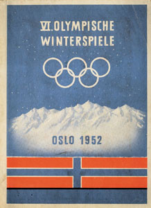 Olympic Games 1952 Oslo. Colletor cards album