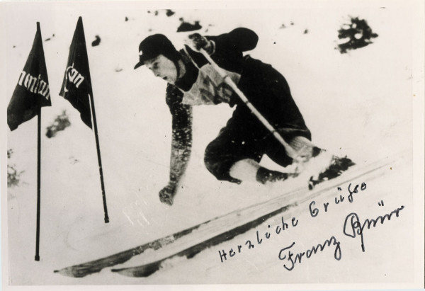 Pfnür,Franz: Autograph Olympic Games 1936 alpin Germany