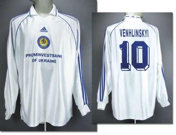 Oleg Venhlinsky am 7.12.1999 gegen Bayern München, Kiew, Dinamo - Trikot1999/2000