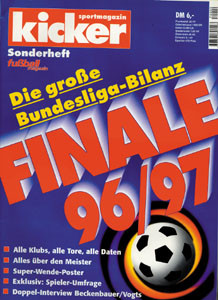 Sondernummer Finale 1996 : Kicker Sonderheft 96/97 BL Fin