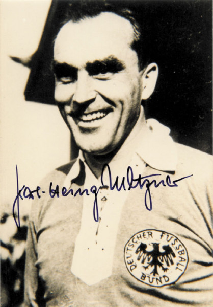 Metzner, Karl-Heinz: Autograph World Cup 1954 Germany