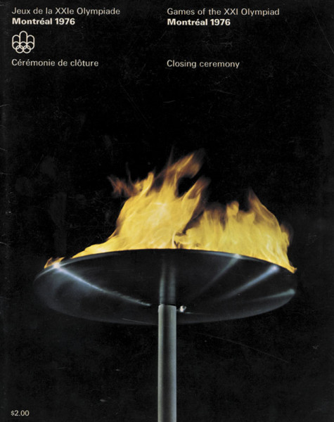 Olympic Games 1976. programm Closing Ceremony