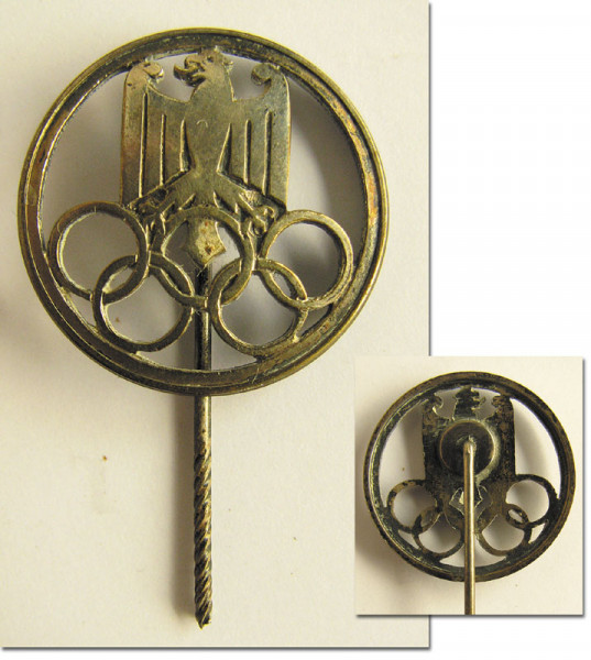 Olympic Games Helsinki 1952. German Medal Pin