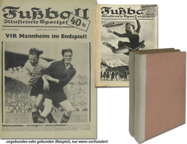 Fußball 1949 : Jg.-Nr.1-51 komplett