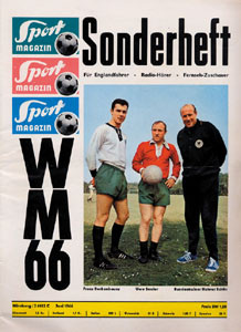 World Cup 1966 England. German Preview Magazine