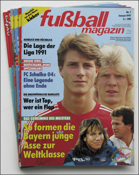 Fußball Magazin 1991 : 16.Jg.: Nr.1-6 komplett