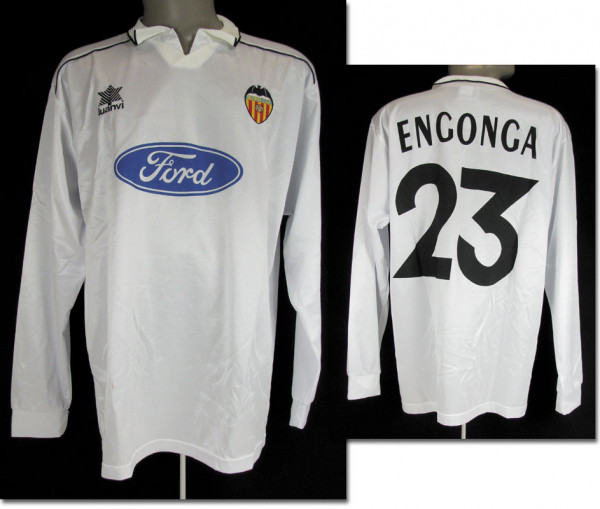 match worn football shirt FC Valencia 1996/97