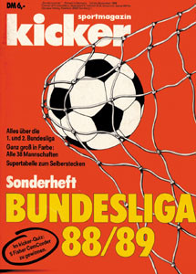 Sondernummer 1988 : Kicker Sonderheft 88/89 BL.