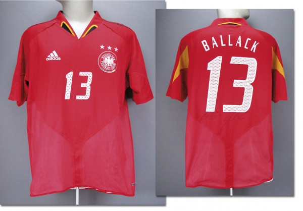 Michael Ballack am 7.09.2005 gegen Südafrika, DFB - Trikot 2005