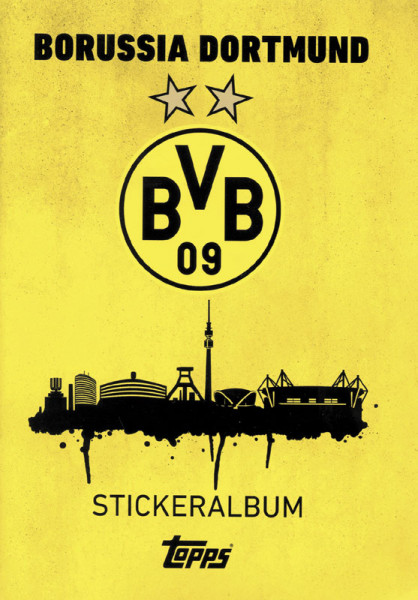 Sammelbilder-Topps Stickeralbum. Borussia Dortmund Saison 2021/22.