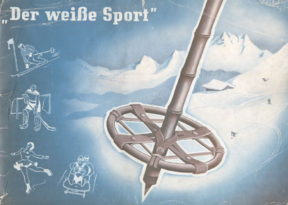 German Skiing sticker album 1952 kauvit