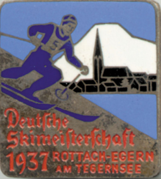 Participation Pin German Ski Championships 1937