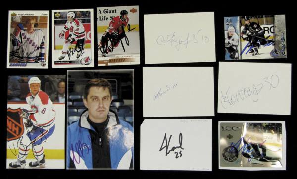 Eishockey OSW 1998 Rußland: Olympic Games 1998 Autograph Icehockey Russia