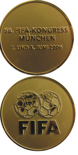 FIFA-Kongreß 2006 Teilnehmermedaille, FIFA-Medaille 2006