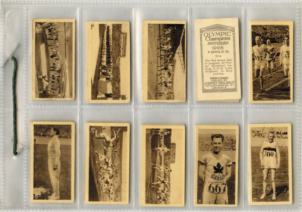 Olympic games 1928 Colletor cards Phillips