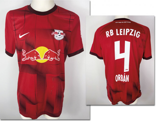 match worn football shirt RB Leipzig 2022/23