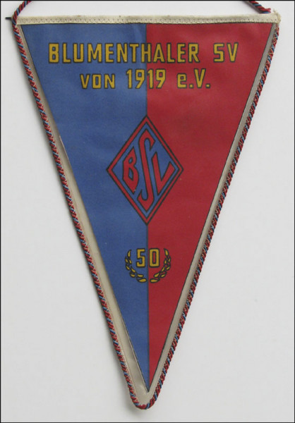 Wimpel Blumenthaler SV, Blumenthaler SV- Wimpel