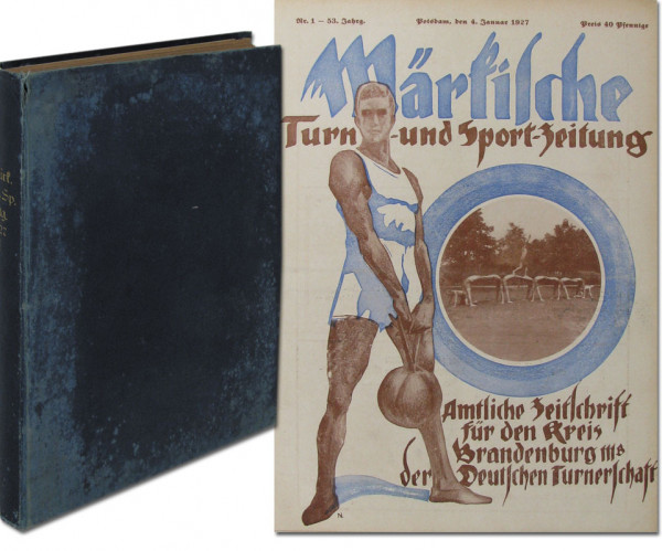 Märkische Turn- und Sportzeitung 1927 : 1/2 Jg. Nr. 1-26 komplett