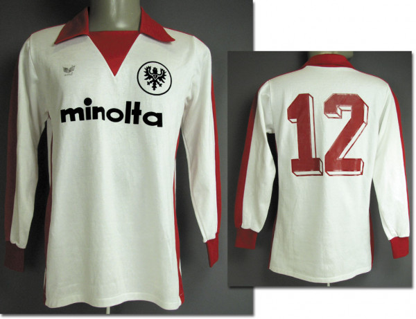 match worn football shirt Eintracht Frankfurt1981
