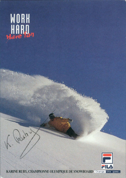 Ruby, Karine: (1978-2009) original Signatur Karinne Ruby