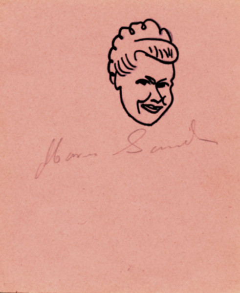 Sander, Maria: Autograph Olympia 1952. Maria Sander